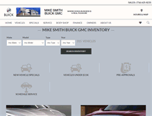 Tablet Screenshot of mikesmithbuickgmc.com